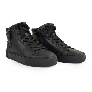 UGG Women’s Olli High Top Sneaker- Black Leather